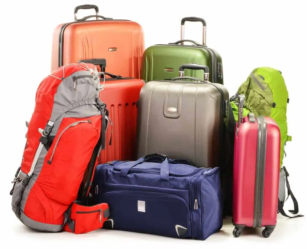 different kinds of luggage