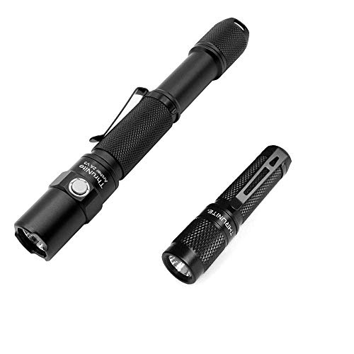 ThruNite EDC Flashlight Bundles, Archer 2A Flashlight with Keychain AAA Flashlight Ti3