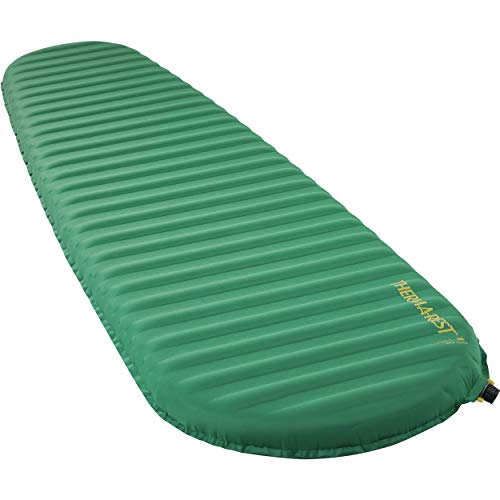 Therm-a-Rest Trail Pro Self-Inflating Foam Camping Mattress, WingLock Valve, Large - 25 x 77 Inches, Pine (040818132180)