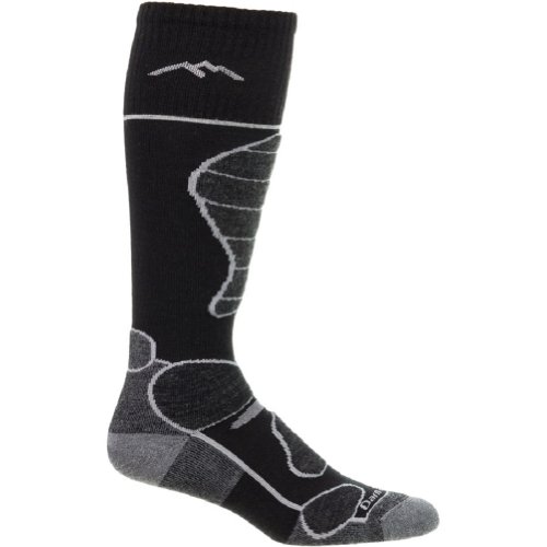 DARN TOUGH (Style 1811) Men's Function 5 Snow Sock - Black, Medium